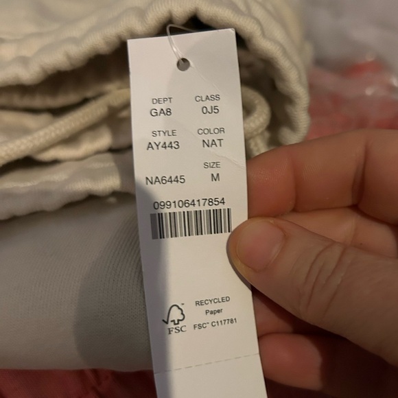 J. Crew NWT University Terry Sweatpant with Crew™ Logo - Picture 2 of 2